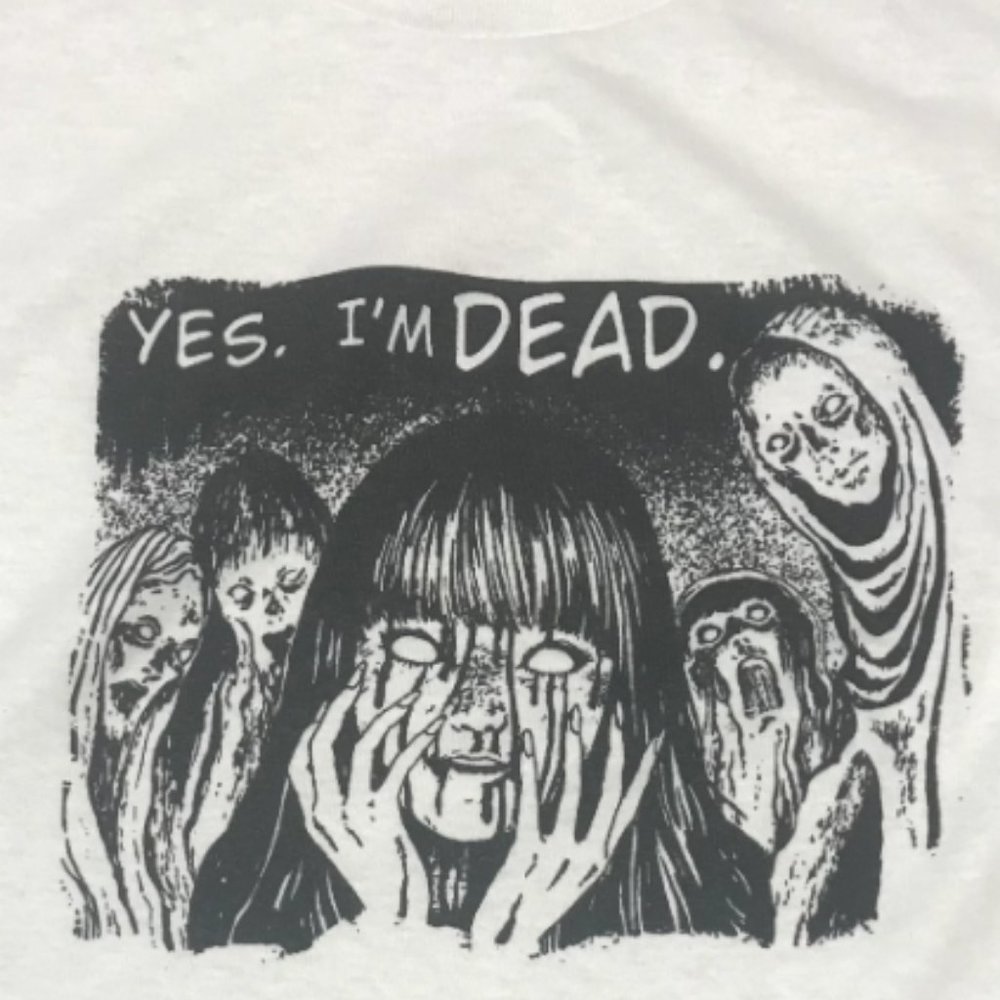 J-Horror White Unisex T-Shirt